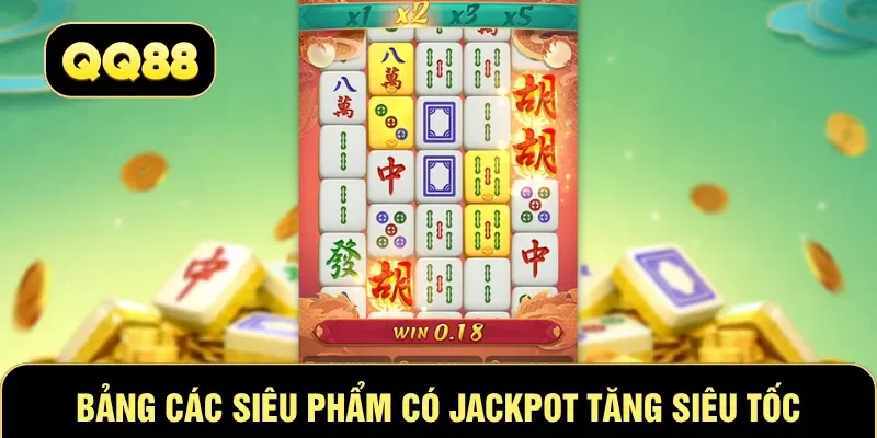 Bảng các siêu phẩm có Jackpot tăng siêu tốc